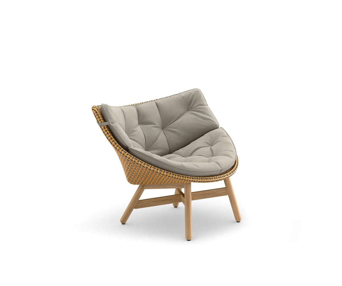 Mbrace Lounge Chair by Dedon | Teak and Handwoven Outdoor Seating by Sebastian Herkner | Casa Design Group
