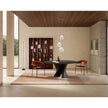 MDF Italia Archie Dining Armchair by Yabu Pushelberg with a tubular steel frame and upholstered seat | Casa Design Group