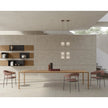 MDF Italia Archie Dining Armchair by Yabu Pushelberg with a tubular steel frame and upholstered seat | Casa Design Group