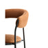 MDF Italia Archie Dining Armchair by Yabu Pushelberg with a tubular steel frame and upholstered seat | Casa Design Group
