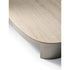 Mekki coffee table by Ditre Italia with an exposed metal frame and marble or glass top.