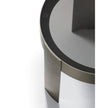Mekki coffee table by Ditre Italia with an exposed metal frame and marble or glass top.