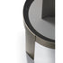 Mekki coffee table by Ditre Italia with an exposed metal frame and marble or glass top.