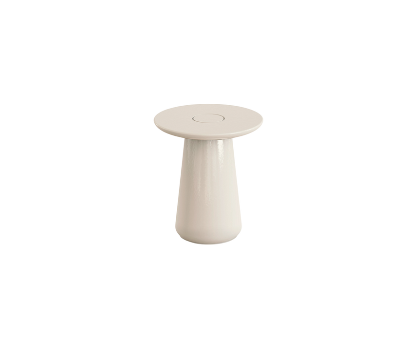 Meridies Ceramic Round Side Table by Expormim Outdoor Side Table Casa Design Group