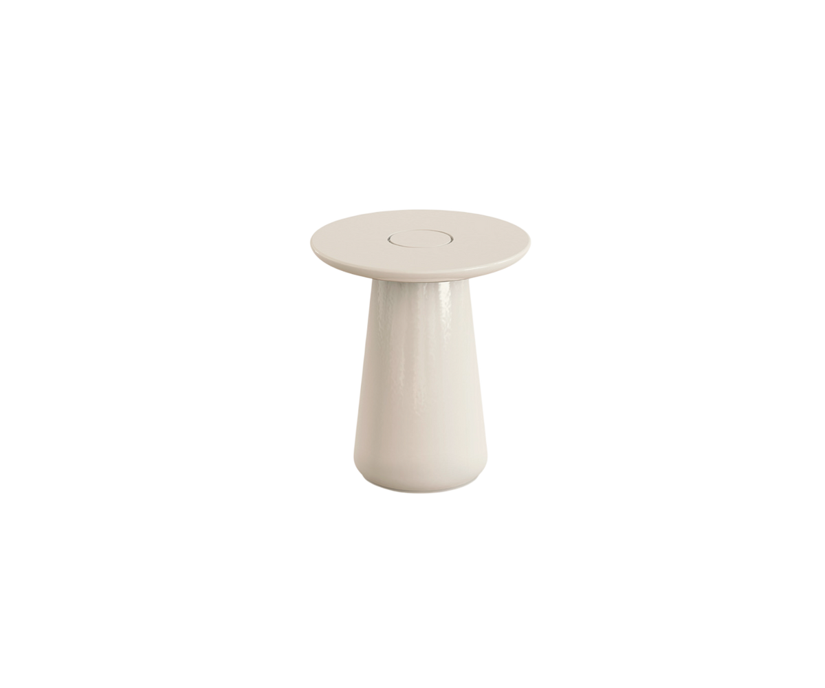 Meridies Ceramic Round Side Table by Expormim Outdoor Side Table Casa Design Group