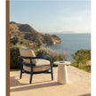 Meridies Ceramic Round Side Table by Expormim Outdoor Side Table Casa Design Group