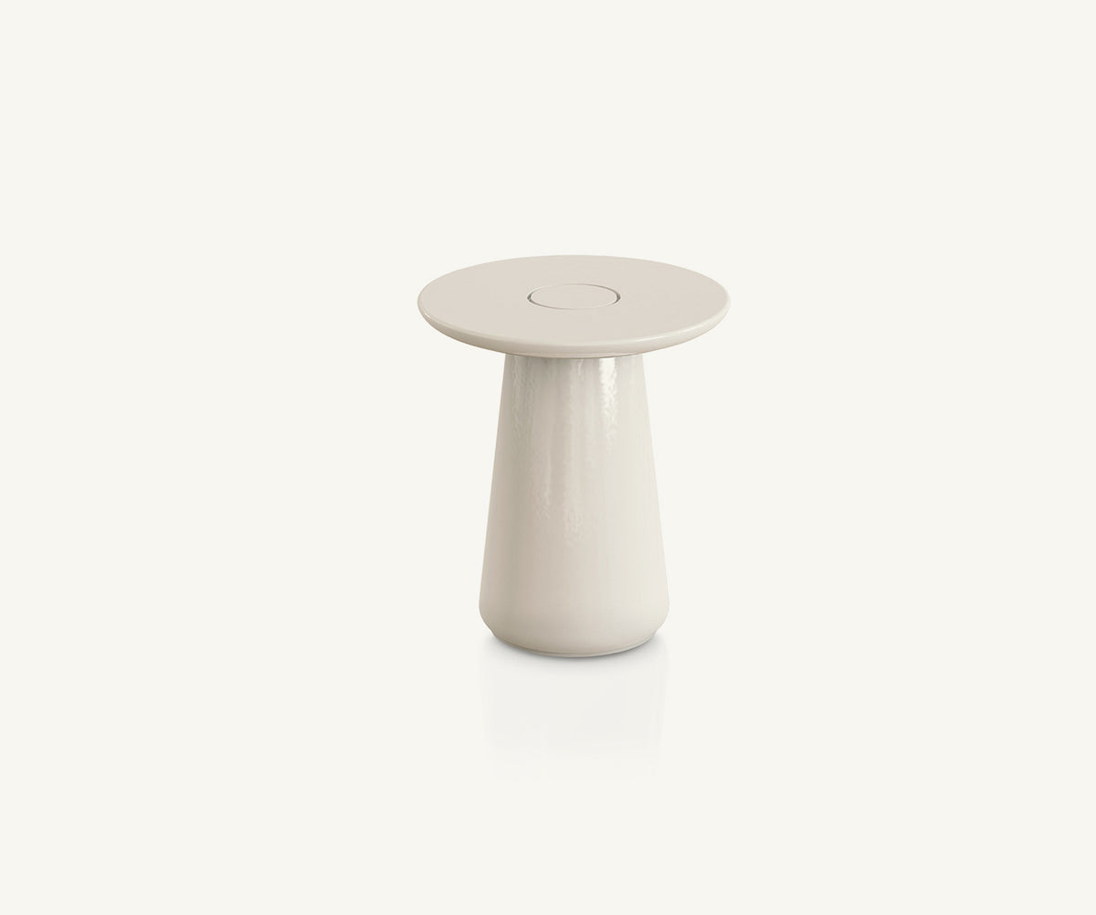 Meridies Ceramic Round Side Table by Expormim Outdoor Side Table Casa Design Group