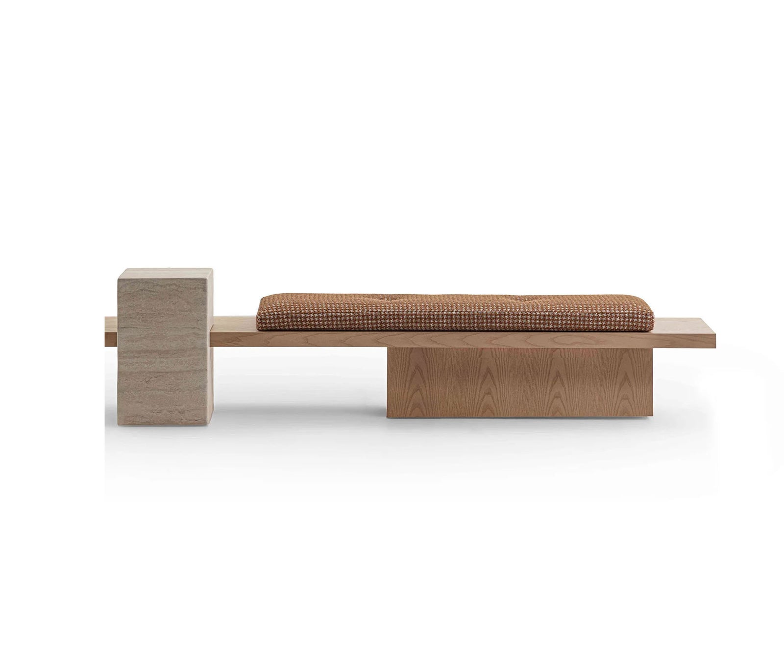 Metis Panca Bench by Frigerio contemporary upholstered bench Casa Design Group