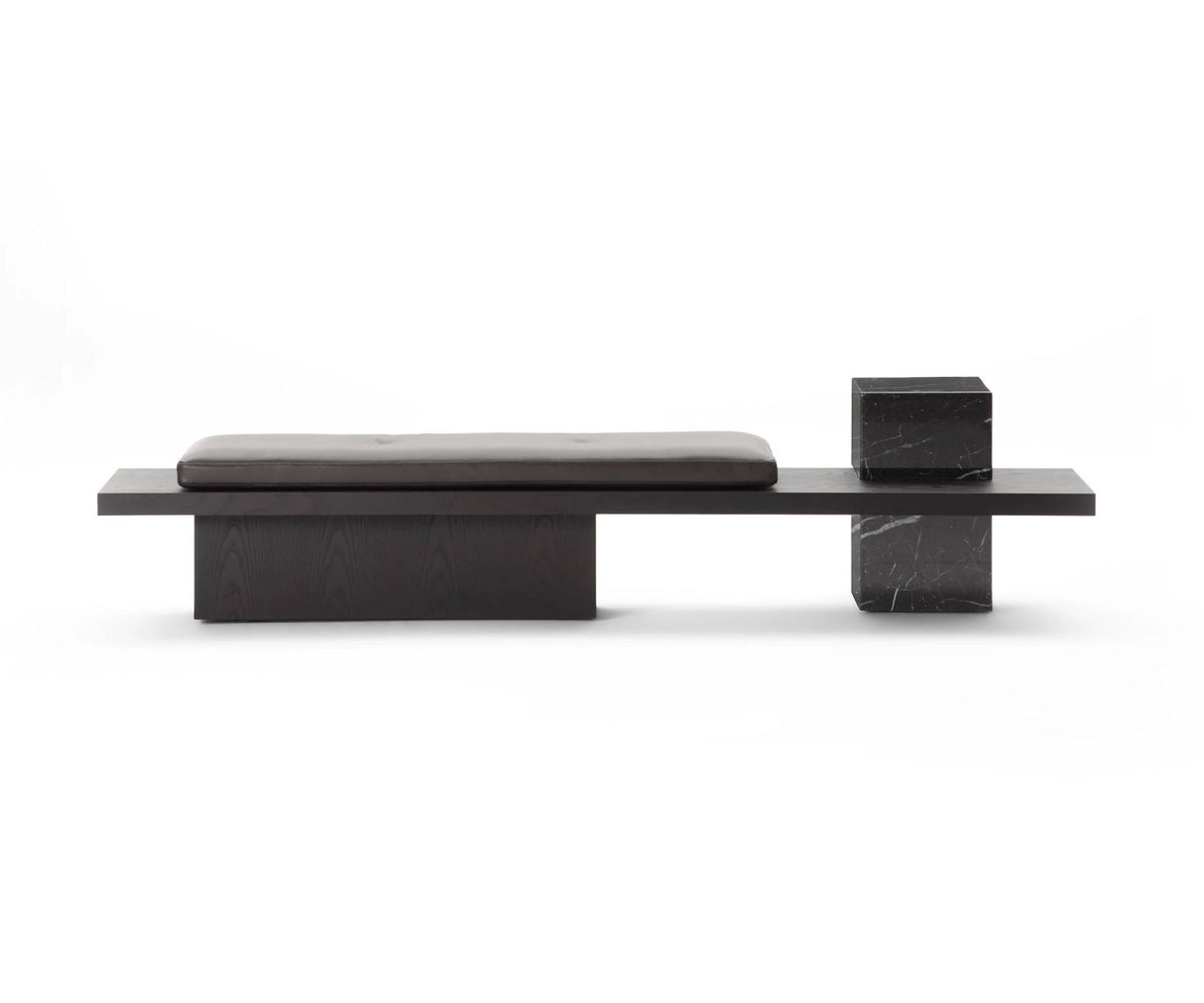 Metis Panca Bench by Frigerio contemporary upholstered bench Casa Design Group