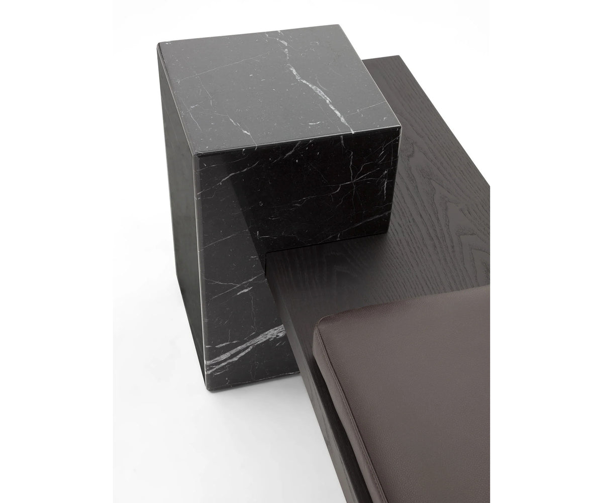 Metis Panca Bench by Frigerio contemporary upholstered bench Casa Design Group