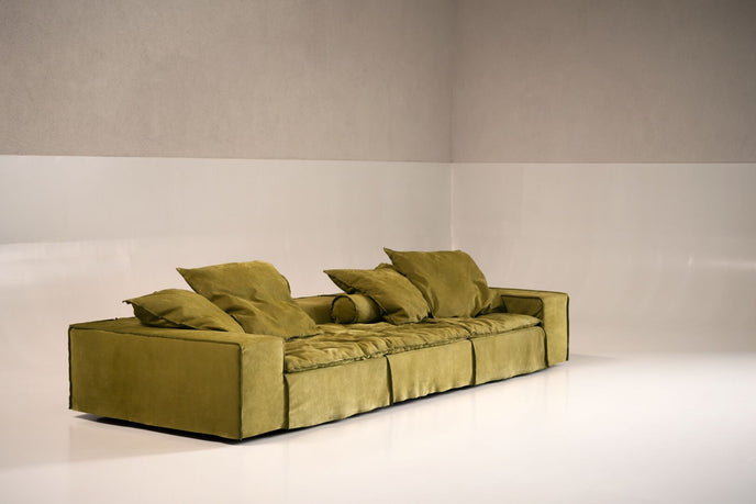 Miami Beach Leather Sofa by Paola Navone for Baxter | Casa Design Group
