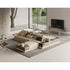 Miller Double Sectional Sofa by Frigerio modular designer sectional sofa with expansive configurations and contemporary Italian design | Casa Design Group