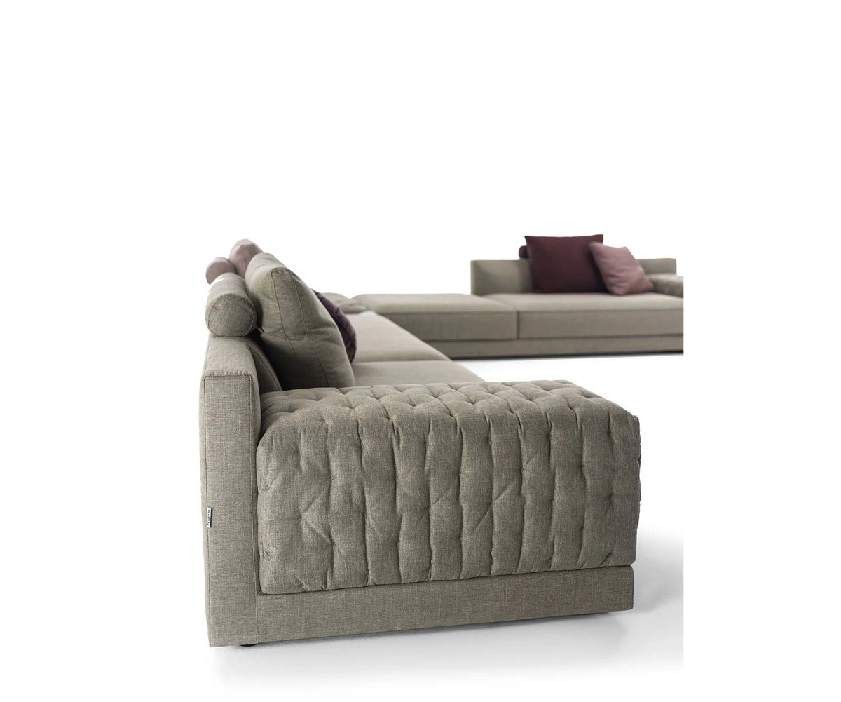 Miller Sectional Sofa by Frigerio modular designer sectional sofa with customizable configurations and contemporary Italian design | Casa Design Group