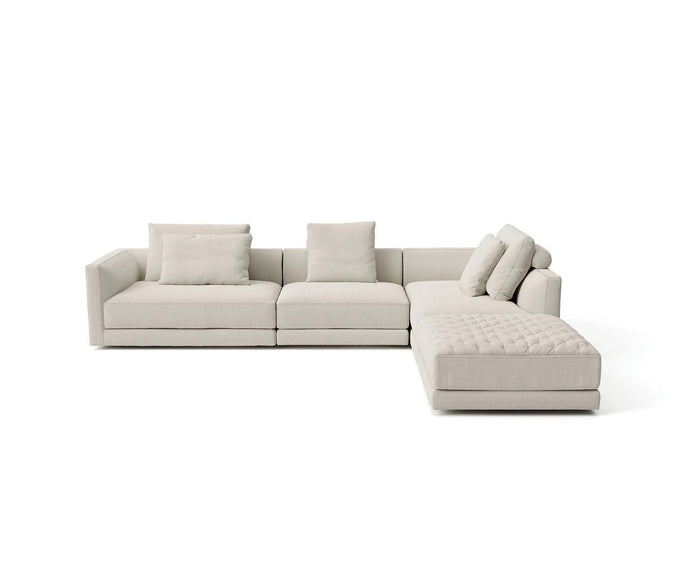 Miller Sectional Sofa by Frigerio modular designer sectional sofa with customizable configurations and contemporary Italian design | Casa Design Group