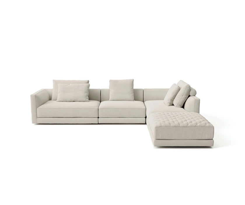 Miller Sectional Sofa by Frigerio modular designer sectional sofa with customizable configurations and contemporary Italian design | Casa Design Group