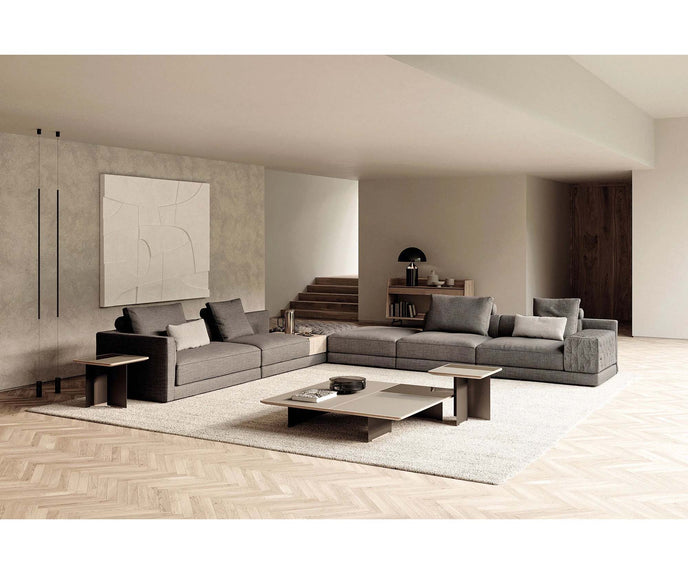 Miller Sectional Sofa by Frigerio modular designer sectional sofa with customizable configurations and contemporary Italian design | Casa Design Group