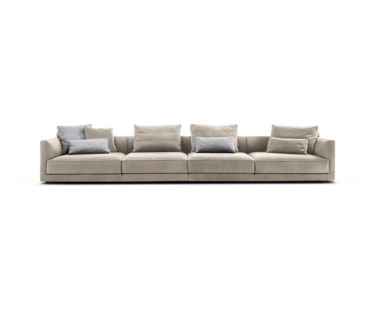 Miller Sofa by Frigerio modular designer sofa with customizable configurations and contemporary Italian design | Casa Design Group