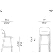 High End Minima Stools by Potocco Casa Design Group