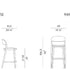 High End Minima Stools by Potocco Casa Design Group