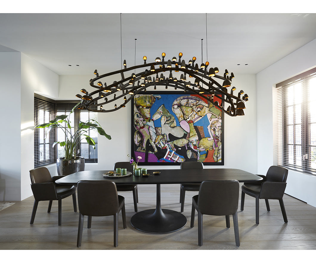 Modern Piet Boon Minne Dining Chair with oak frame and lush design – Casa Design Group