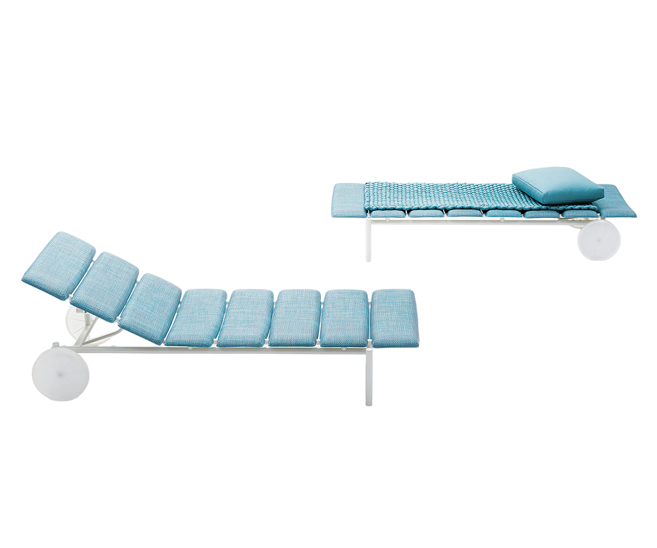 High End Miramar Outdoor Chaise Lounge byPaola Lenti Casa Design Group