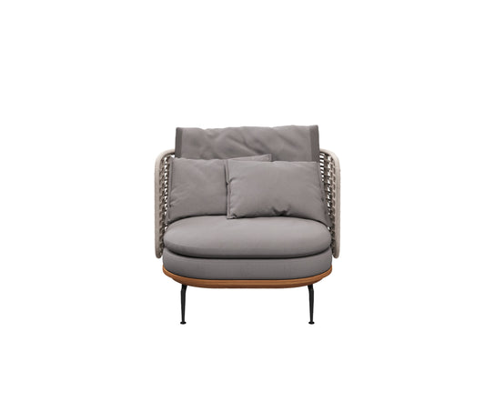 High End Mistral Low Back Lounge Chair by Gloster Casa Design Group