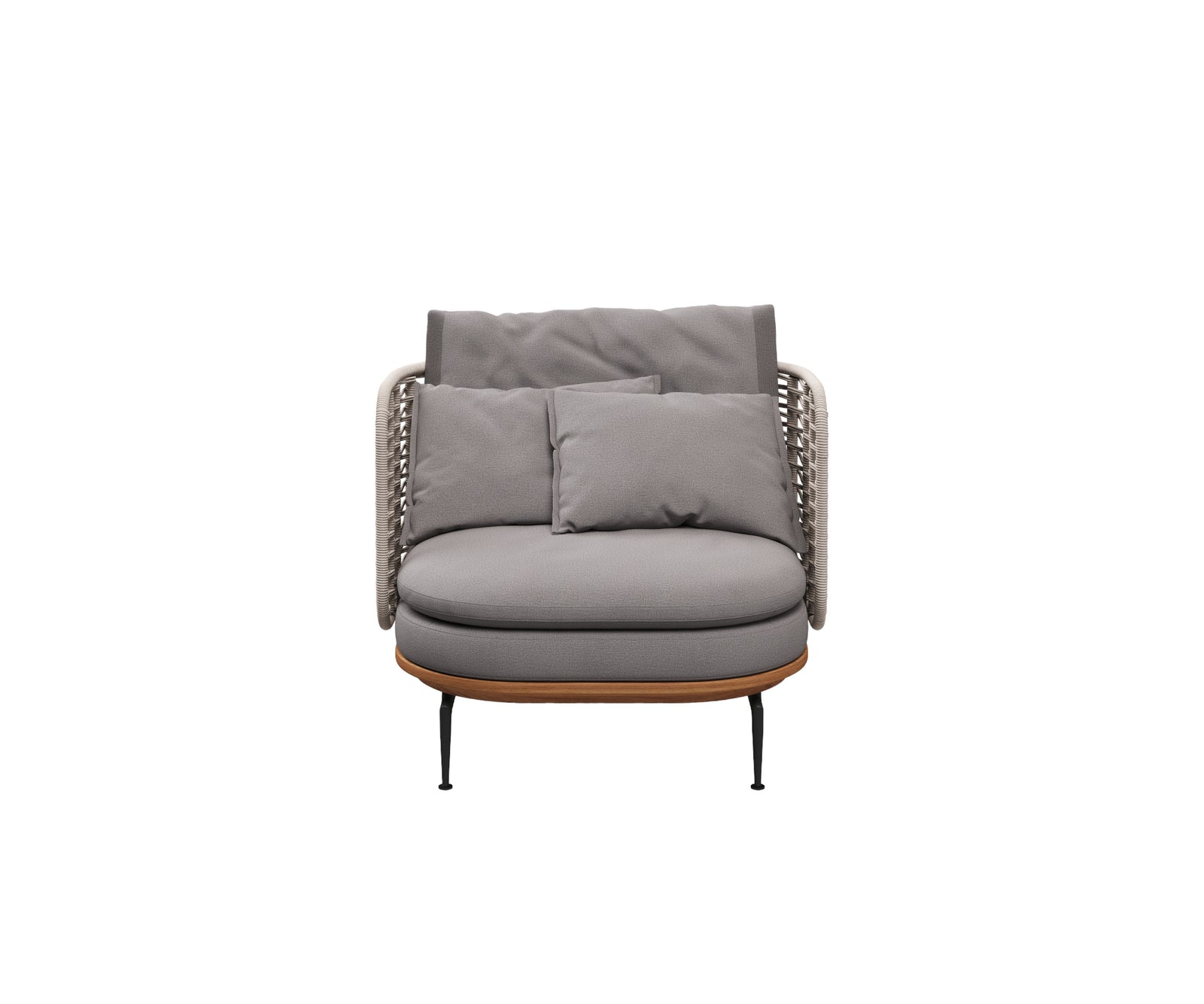 High End Mistral Low Back Lounge Chair by Gloster Casa Design Group
