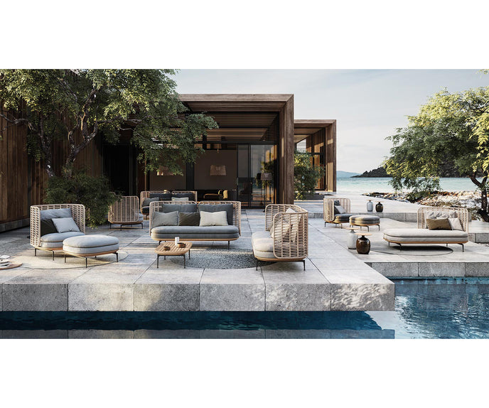 High End Mistral Low Back Lounge Chair by Gloster Casa Design Group