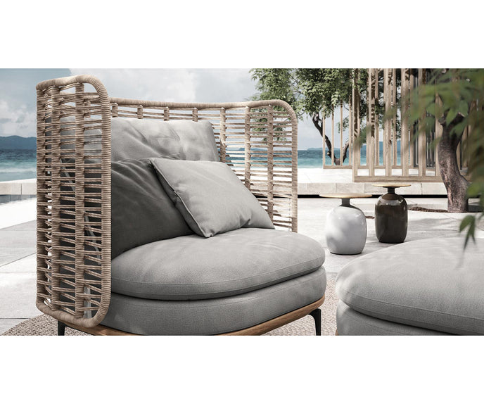 High End Mistral Low Back Lounge Chair by Gloster Casa Design Group