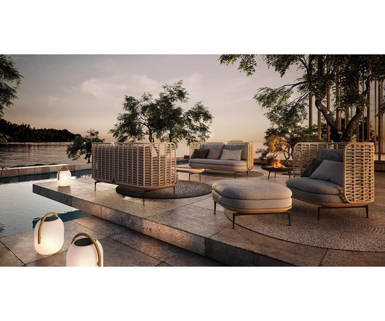 High End Mistral Low Back Lounge Chair by Gloster Casa Design Group