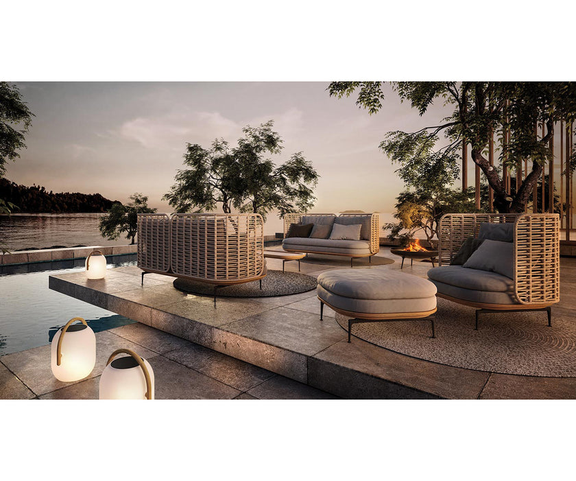 High End Mistral Low Back Lounge Chair by Gloster Casa Design Group