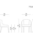 High End Miura Dining Armchairs by Potocco Casa Design Group