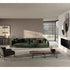 Amanda Lounge Chair by Frigerio featuring sculptural suspended armrests, a solid ashwood base, and premium Italian upholstery | Casa Design Group