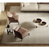 Amanda Lounge Chair by Frigerio featuring sculptural suspended armrests, a solid ashwood base, and premium Italian upholstery | Casa Design Group