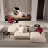 Amanda Lounge Chair by Frigerio featuring sculptural suspended armrests, a solid ashwood base, and premium Italian upholstery | Casa Design Group