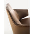 Amanda Lounge Chair by Frigerio featuring sculptural suspended armrests, a solid ashwood base, and premium Italian upholstery | Casa Design Group