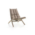 Huli Lounge Chair by Frigerio with solid ashwood frame, braided rope detailing, and premium Italian upholstery | Casa Design Group