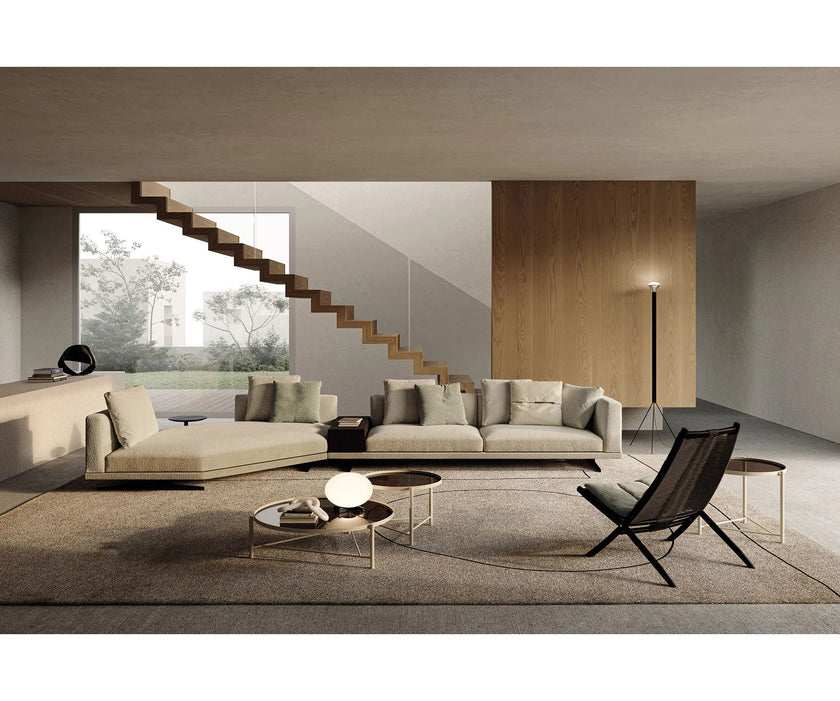 Huli Lounge Chair by Frigerio with solid ashwood frame, braided rope detailing, and premium Italian upholstery | Casa Design Group