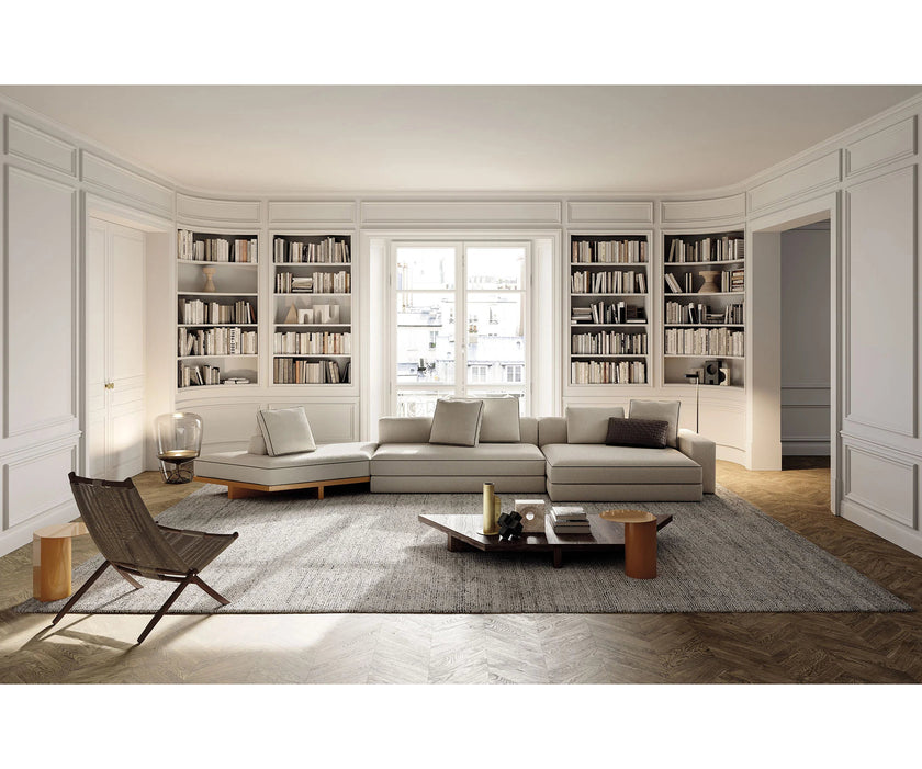 Huli Lounge Chair by Frigerio with solid ashwood frame, braided rope detailing, and premium Italian upholstery | Casa Design Group