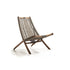 Huli Lounge Chair by Frigerio with solid ashwood frame, braided rope detailing, and premium Italian upholstery | Casa Design Group
