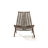 Huli Lounge Chair by Frigerio with solid ashwood frame, braided rope detailing, and premium Italian upholstery | Casa Design Group