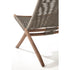 Huli Lounge Chair by Frigerio with solid ashwood frame, braided rope detailing, and premium Italian upholstery | Casa Design Group