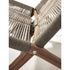 Huli Lounge Chair by Frigerio with solid ashwood frame, braided rope detailing, and premium Italian upholstery | Casa Design Group