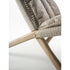Huli Lounge Chair by Frigerio with solid ashwood frame, braided rope detailing, and premium Italian upholstery | Casa Design Group
