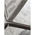 Huli Lounge Chair by Frigerio with solid ashwood frame, braided rope detailing, and premium Italian upholstery | Casa Design Group