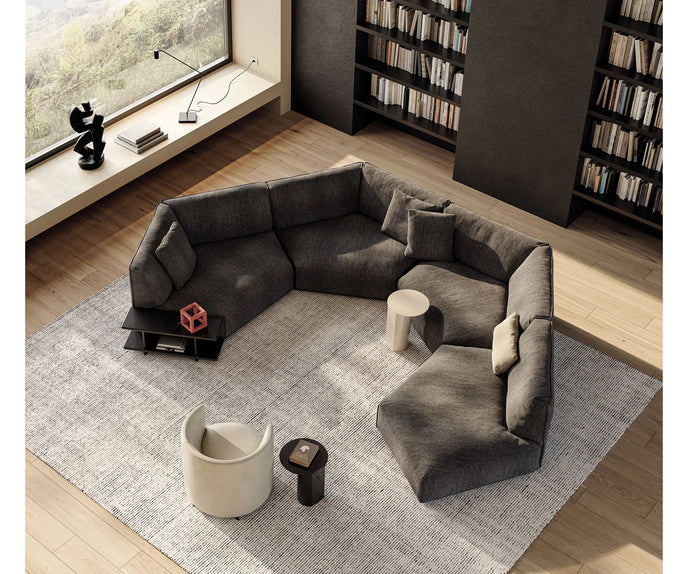 Lou Armchair by Frigerio featuring a contemporary tub silhouette, premium upholstery, and elegant Italian craftsmanship | Casa Design Group