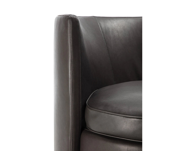 Lou Armchair by Frigerio featuring a contemporary tub silhouette, premium upholstery, and elegant Italian craftsmanship | Casa Design Group