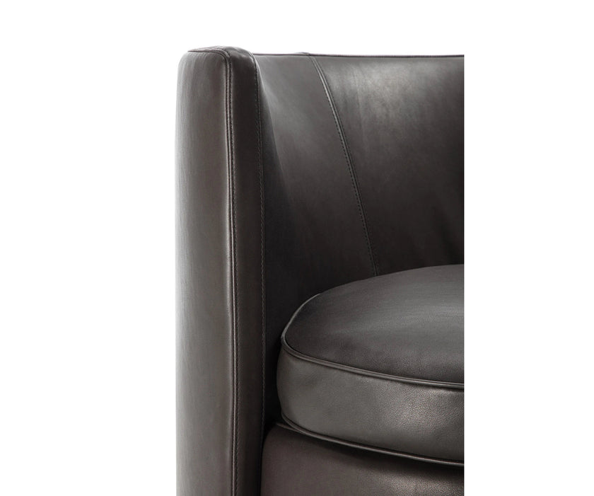Lou Armchair by Frigerio featuring a contemporary tub silhouette, premium upholstery, and elegant Italian craftsmanship | Casa Design Group