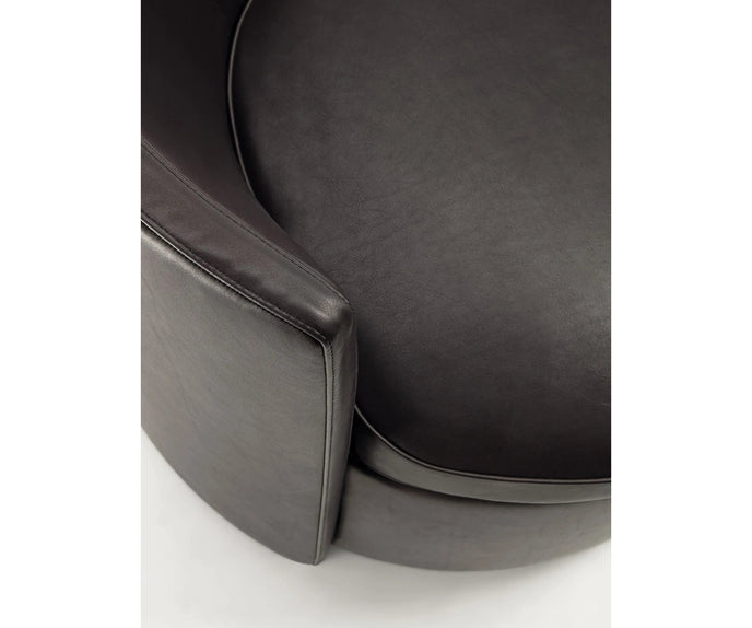 Lou Armchair by Frigerio featuring a contemporary tub silhouette, premium upholstery, and elegant Italian craftsmanship | Casa Design Group