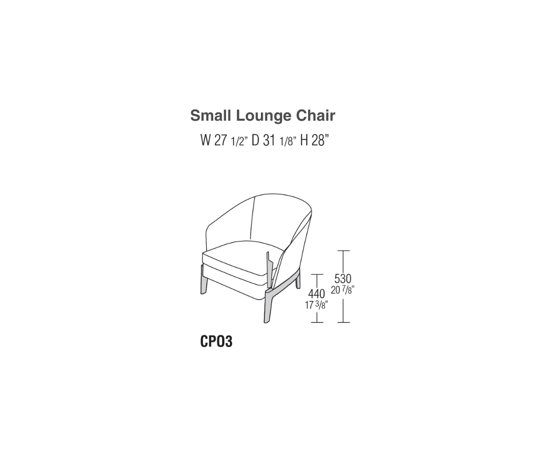 Floor Sample Chelsea Lounge Chair Molteni&amp;C